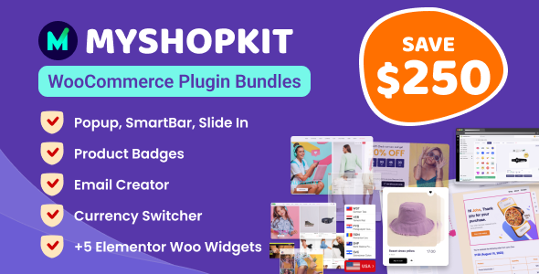 MyShopKit – WooCommerce Coupon Popup, SmartBar, Slide In