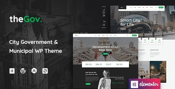 TheGov  – Municipal and Government WordPress Theme